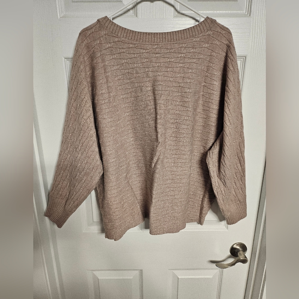 Penningtons Women's Cowl Neck Sweater - Beige